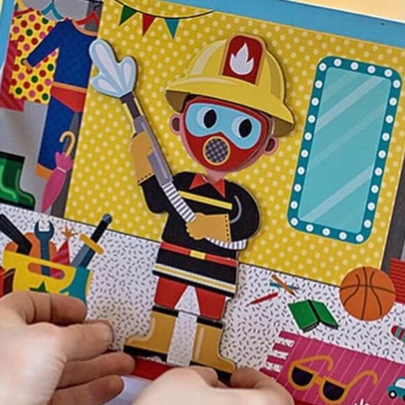 New Sealed Janod Magneti’Book Boy’s Costumes-3-8 Years - Picture 6 of 12